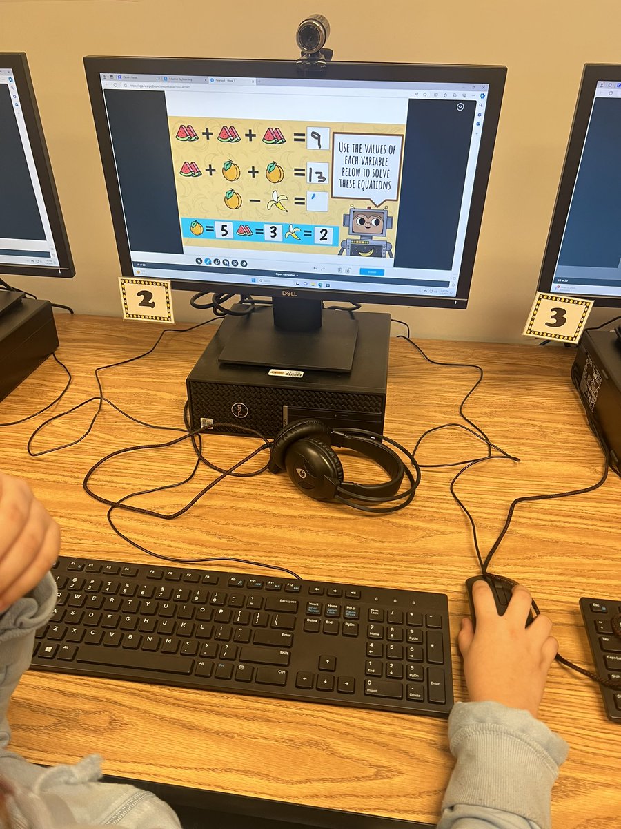 MsGllopez's tweet photo. First School Day back consisted of nested loops, variables, and indexing for the students attending Coding Lab today using @nearpod! Not to mention sharpening those keyboarding skills! Love that hand placement, eyes on the screen, and posture practice! Phew I’m tired 😴 Gn https://t.co/Mr4E1lkK1O