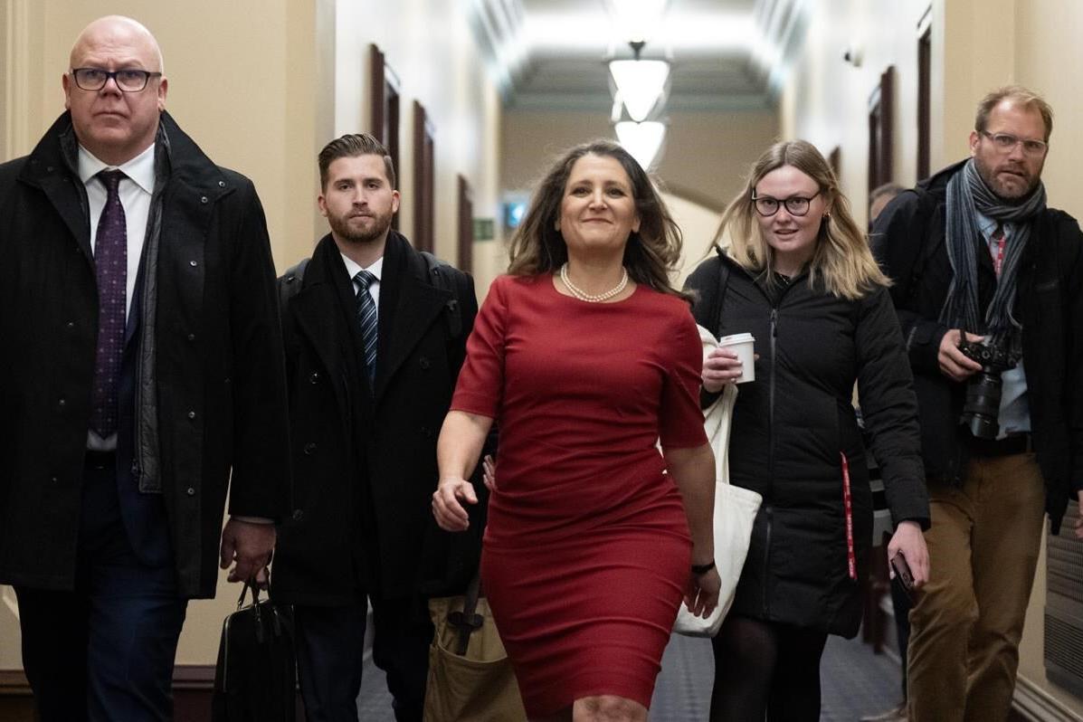 Chrystia Freeland, Canada's Deputy Prime Minister, had a journalist arrested today to avoid answering questions and being held accountable.

Canada is broken.