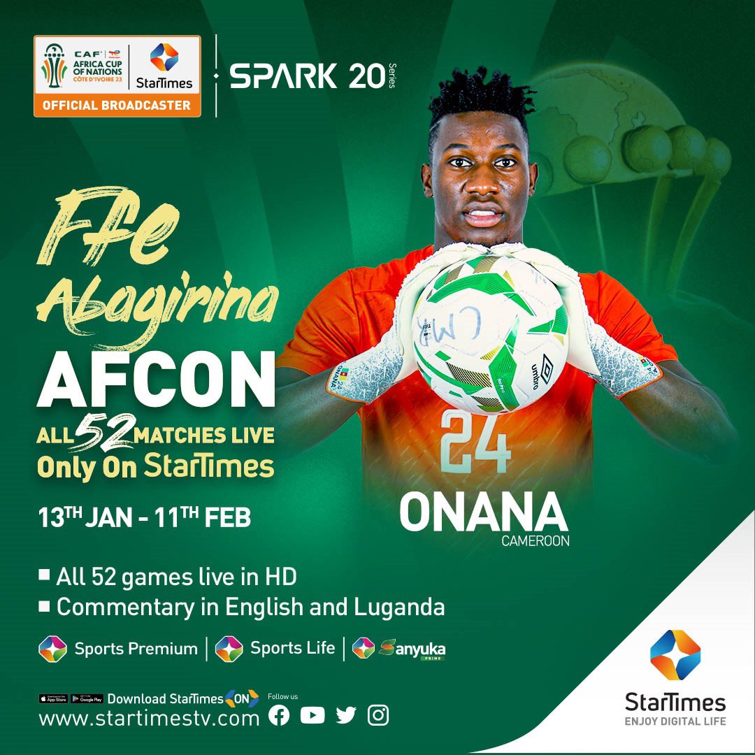 What have you heard about @AndreyOnana ??

#AFCONFfeAbagirina | #StarTimesUg | #StarTimesSports | #AFCON2023