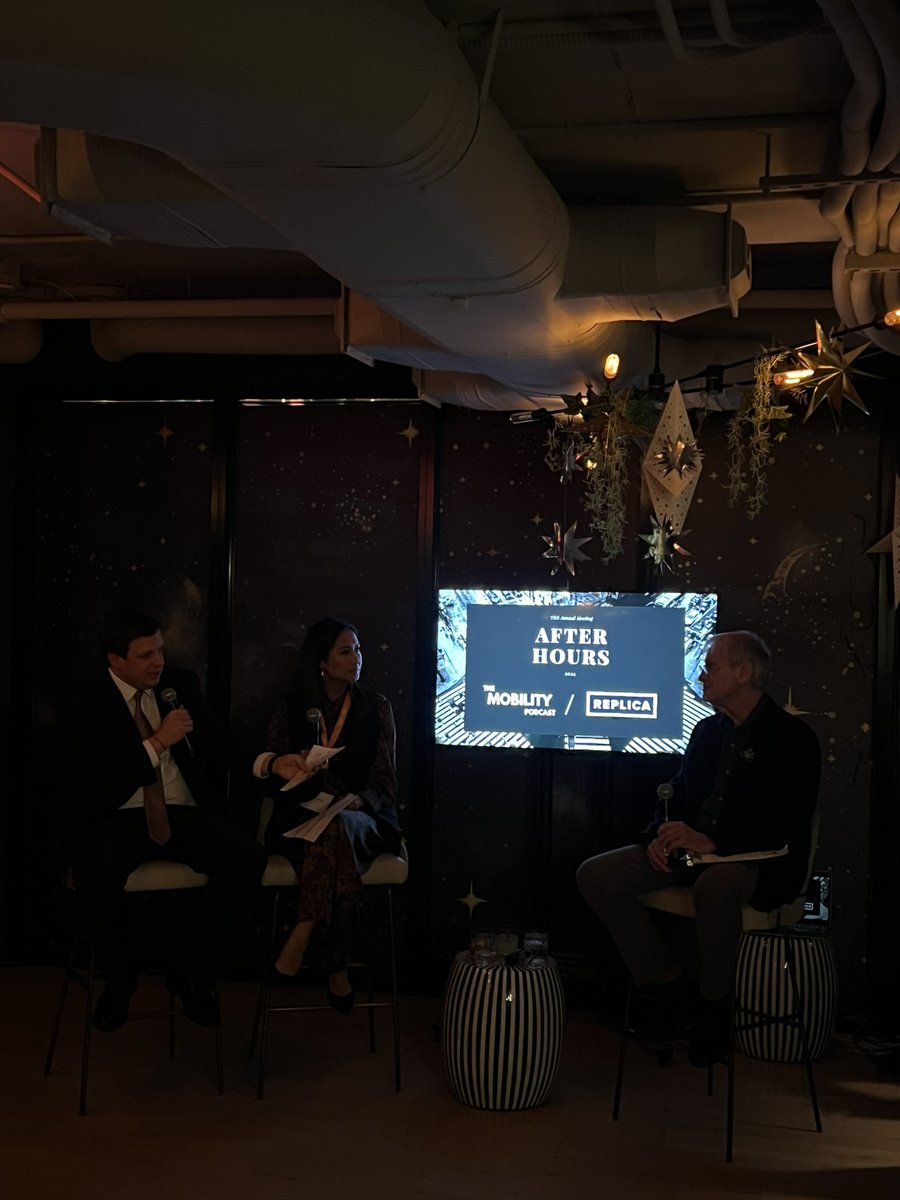 “One of my proudest moments was when we opened the bike lane on Pennsylvania Ave. I thought this street was large enough to land a 747. Could we build a bike lane here?”

Thrilled <a href="/repblumenauer/">Earl Blumenauer</a>’s with @MobilityPodcast for a live interview at our reception with <a href="/replica/">REPLICA</a>. #TRBAM