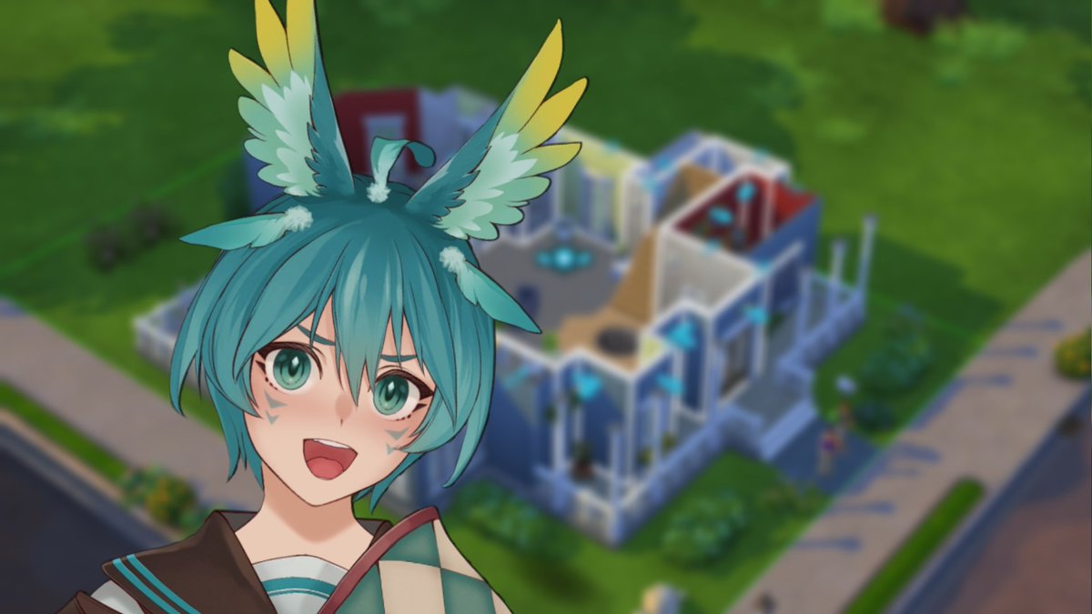 Harukeet's tweet image. So fun fact about me, I have 4000+ hours on Sims 4!!

!!HOWEVER!!

Have I ever ACTUALLY played Sims 4?
No.

Architecture/interior design simulator 💚💚💚