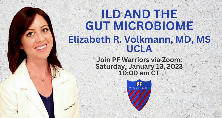💙 Join Dr. Elizabeth Volkmann, @UCLAHealth, and #PFWarriors💙 Starting a nutritional journey when you have an autoimmune disease: Understanding the role of the gut microbiome. 🗓️ Saturday, January 13, 2024 🕙 10:00 am CT 🔗 Register Here: bit.ly/PFWJan2024
