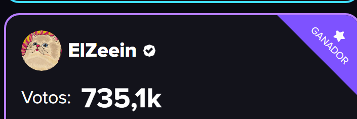 habiitas's tweet image. FELICIDADEEEEEEES
Momento Good
 Ganador streamer masculino - mes Diciembre 2023

#ElZeein #ElZeeinExtensible2023