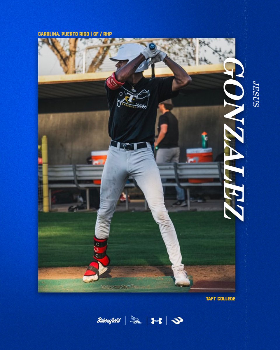 Next year's class just got stronger😏

Bakersfield adds Puerto Rican five-tool and two-way player, Jesus Gonzalez!

#HomeIsAtHardt | #RunnersOnTheRise
