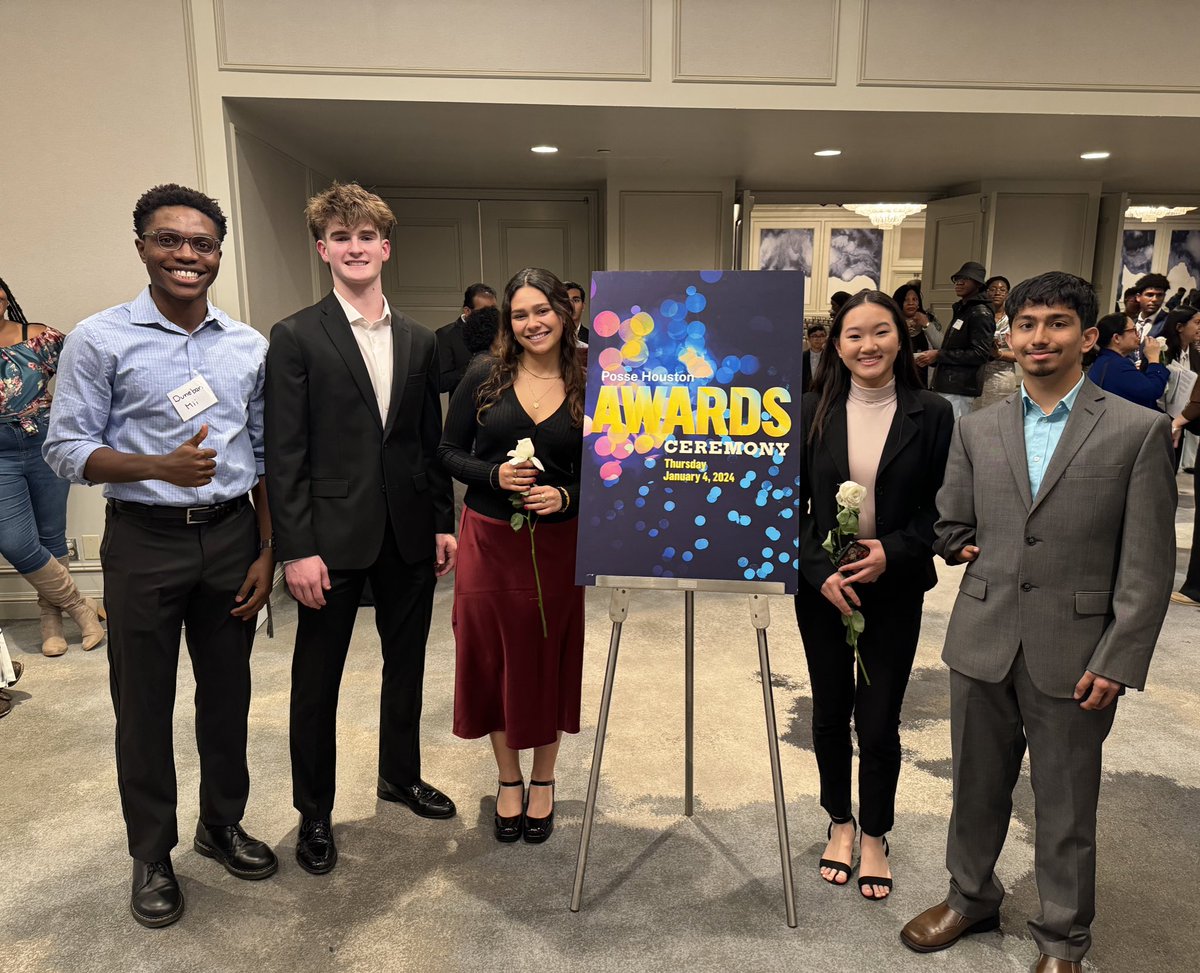 HUGE congratulations goes to our 4 Posse Scholarship winners: Austin, Camila, Elena, and Haider! Your future is so bright 😎We loved that they met up with former Tiger and current Posse Scholar, Dunebari!! #OnceaTigerAlwaysaTiger #TheTravisWay