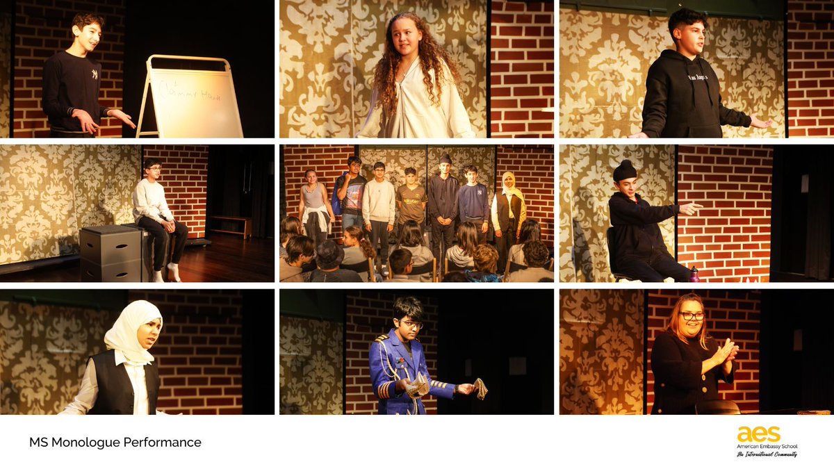 Just before the break the Acting &amp; Improv class showcased their monologues in the MS Studio! These actors have been working the past month on delving into character and script analysis in order to find ways to bring their characters to life on stage. Bravo, actors! 

#AESDelhi