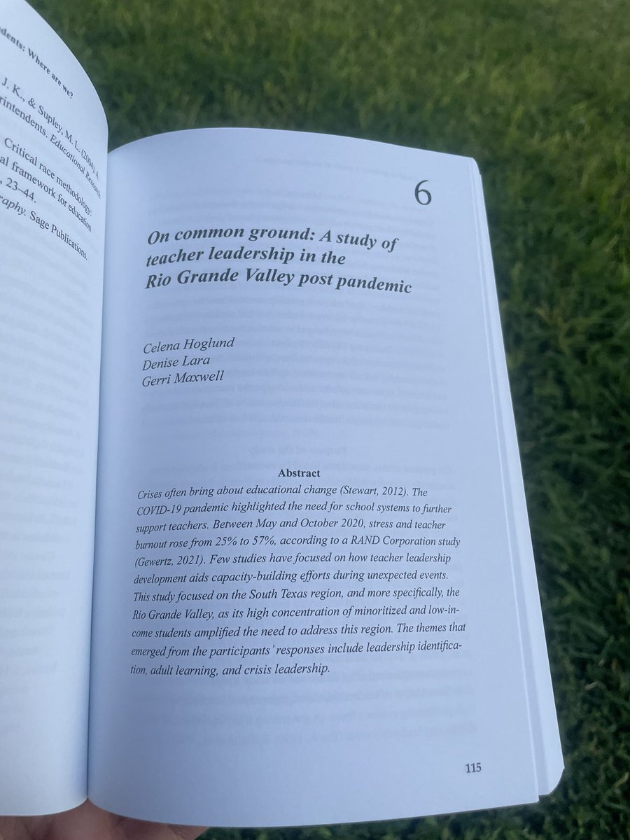 Cel Hoglund, Ed.D. (@celhoglund_edu) on Twitter photo Honored to be a part of the voice of Latina leaders in the latest <a href="/TAMUCCCOE/">TAMUCC College of Education & Human Development 🤙</a> CEDER publication which includes a portion of my dissertation research.
Thanks to <a href="/GerriMaxwell/">Gerri</a> for the invitation and collaboration on this work! 💗
#lasvocesnuevas
#latinaleaders
#teacherleadership Honored to be a part of the voice of Latina leaders in the latest <a href="/TAMUCCCOE/">TAMUCC College of Education & Human Development 🤙</a> CEDER publication which includes a portion of my dissertation research.
Thanks to <a href="/GerriMaxwell/">Gerri</a> for the invitation and collaboration on this work! 💗
#lasvocesnuevas
#latinaleaders
#teacherleadership