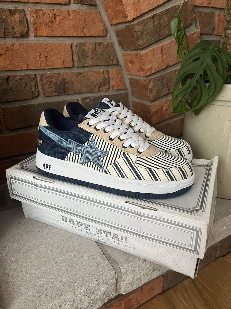 grailedpolice's tweet image. #Bapesta “Denim 3” 2008