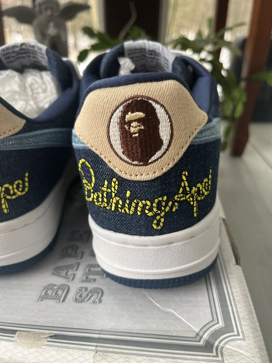 grailedpolice's tweet image. #Bapesta “Denim 3” 2008