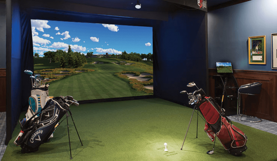 Another great golf simulator design and installation from Ace. Ready to tee it up?️🏌️‍♂️⛳

#golfsimulators #launchmonitor #golfstagram #golfing #indoorgolfsimulator #finishedbasement #golfroom #privategolfroom #golfsimulatorroom #mancave #golfplayer #lifestyle #luxury #hobby