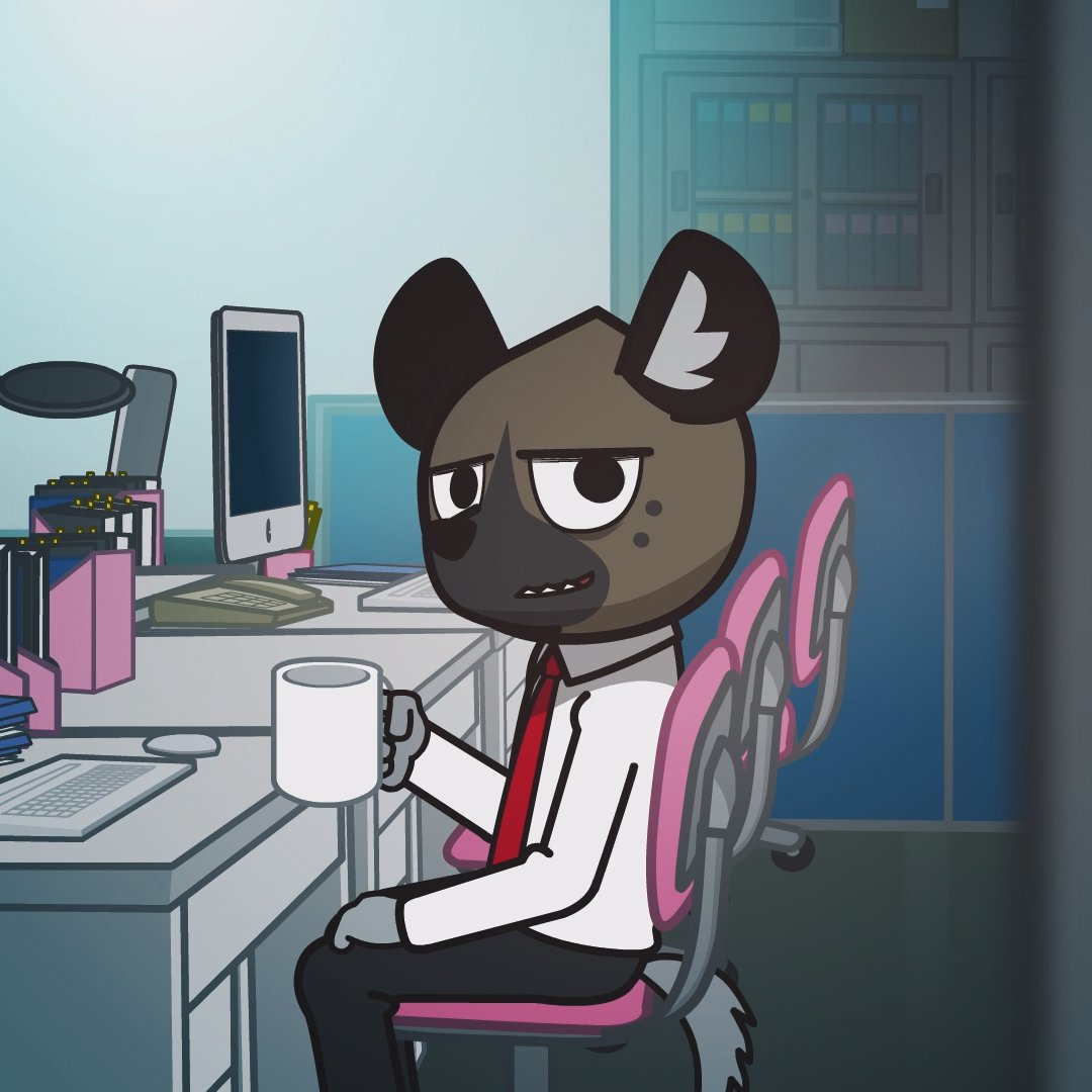 DailyHaida's tweet photo. Haida is smiling today :) 

#Haida #Aggretsuko #アグレッシブ烈子 https://t.co/kkUlqC143A