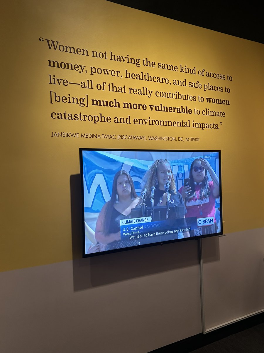 We had a great time at the <a href="/SmithsonianACM/">Smithsonian's Anacostia Community Museum</a> this weekend, hearing remarks from Congresswoman <a href="/EleanorNorton/">Eleanor #DCStatehood Holmes Norton</a>, Akiima Price, &amp; Brenda Richardson, learning about women &amp; environmental justice in DC, and reflecting on what activism means to us!