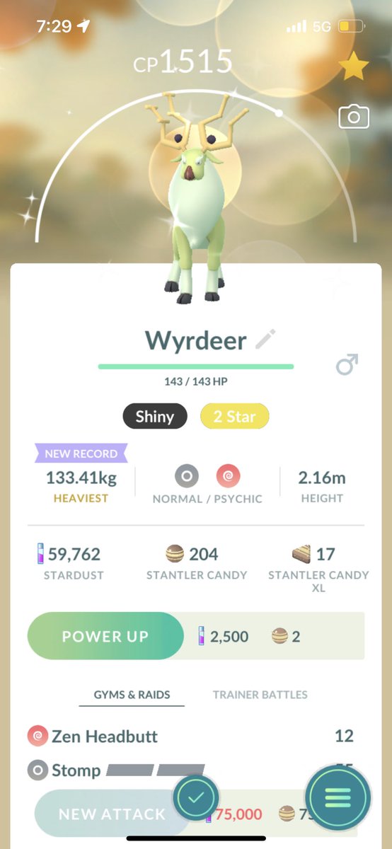 WickedSinful93's tweet photo. Did a random raid tonight and got the Shiny!! I didn’t expect that ✨✨✨

                    #PokemonGO 
✨✨✨ #ShinyPokemon ✨✨✨ https://t.co/p7e98Jt1Us