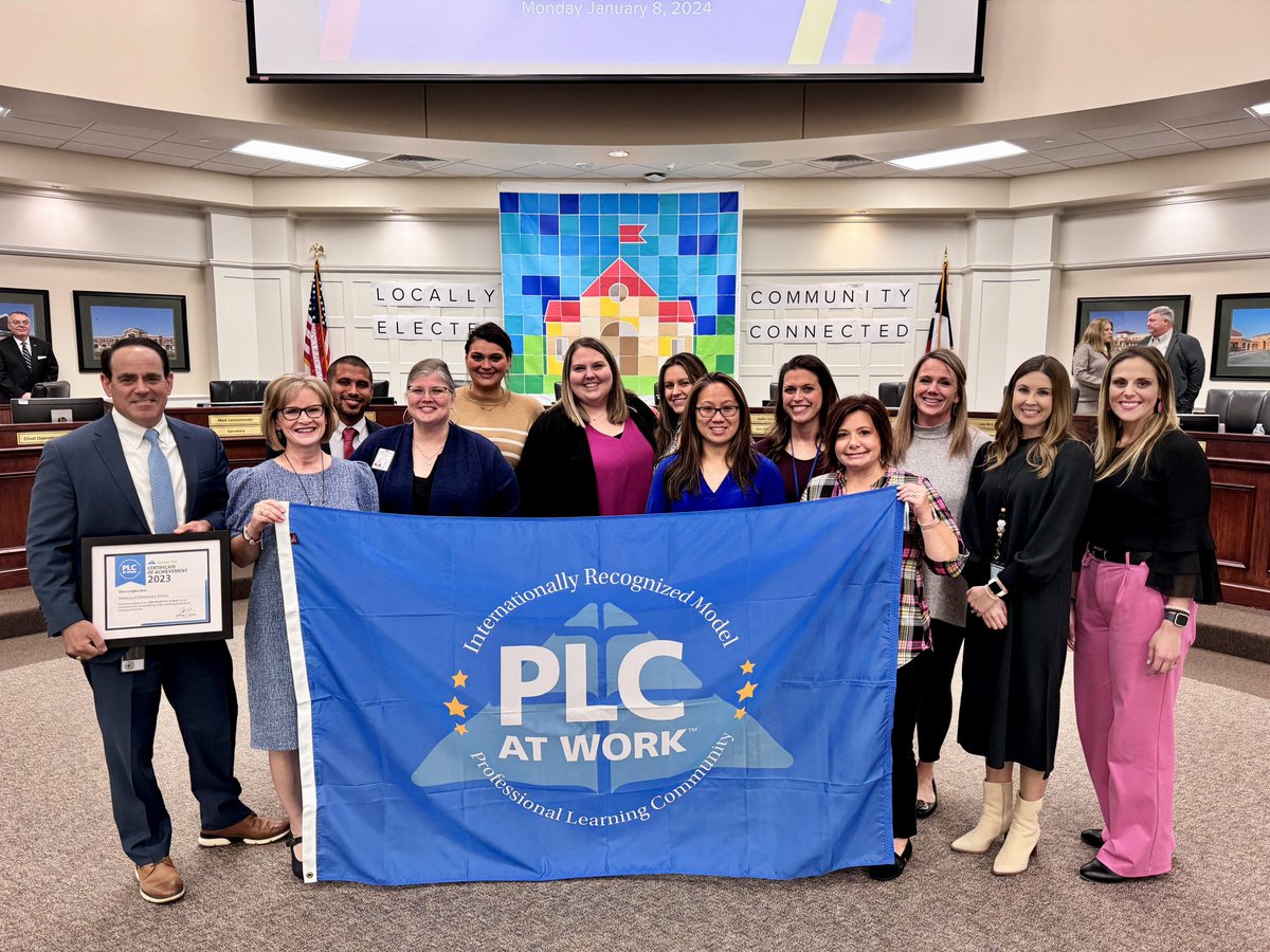 Congrats to @TISDWES on becoming the 13th campus in @TomballISD to be named a PLC Model School by @SolutionTree! Your commitment to a collaborative approach to high-quality instruction is evident through student success. This is a well-deserved honor! #DestinationExcellence