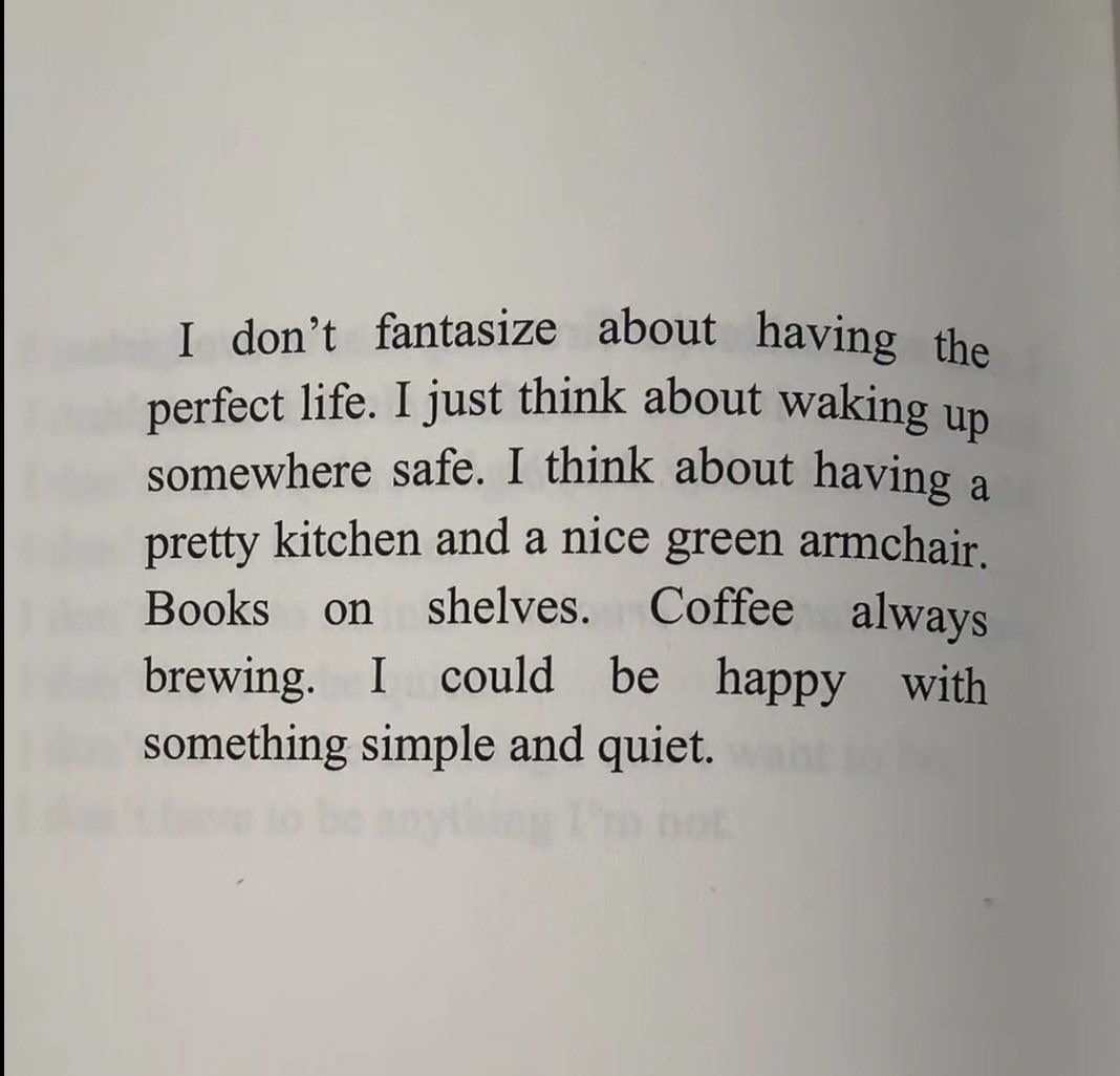 bookpoets's tweet image. i dream of a simple and quiet life