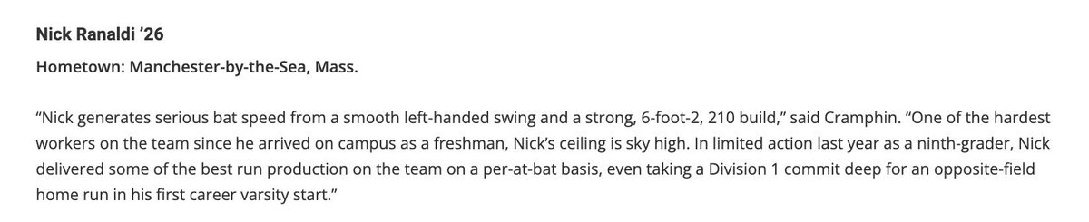 NICK RANALDI 2026 tweet media