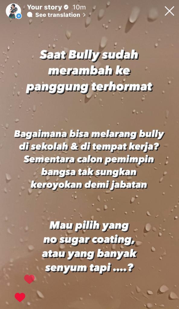 kurawa's tweet photo. Post yang menarik dari @wandaponika mengapa pasca debat simpati publik justru makin membesar kepada Prabowo?
Karena banyak dari mereka adalah korban bullying yang dilakukan oleh circle mereka.
Karena mereka merasakan bagaimana rasanya menahan kegeraman dan emosi saat dibully https://t.co/Ro5IhkVMXr