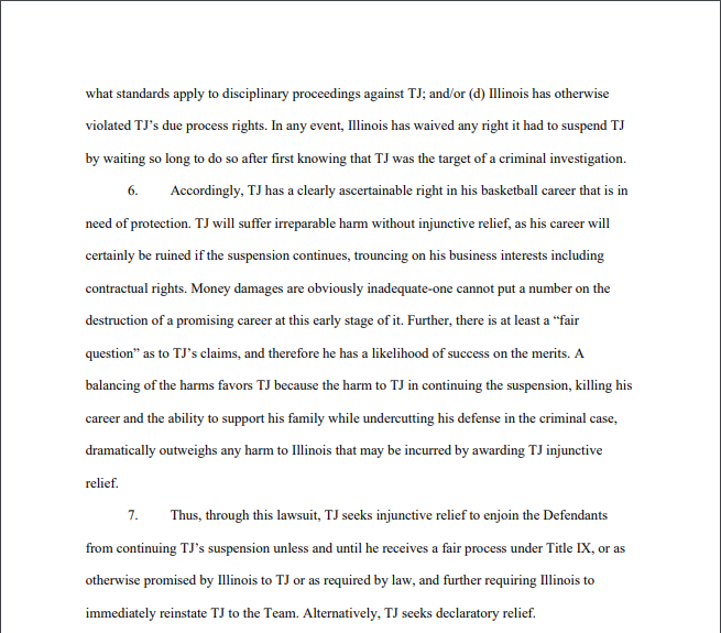 imandyolson's tweet photo. This is the summary of the complaint Shannon filed against the UIUC Board of Trustees in Champaign County today.

Shannon maintains his innocence and is arguing he has not received due process. https://t.co/RgkKJunnxu