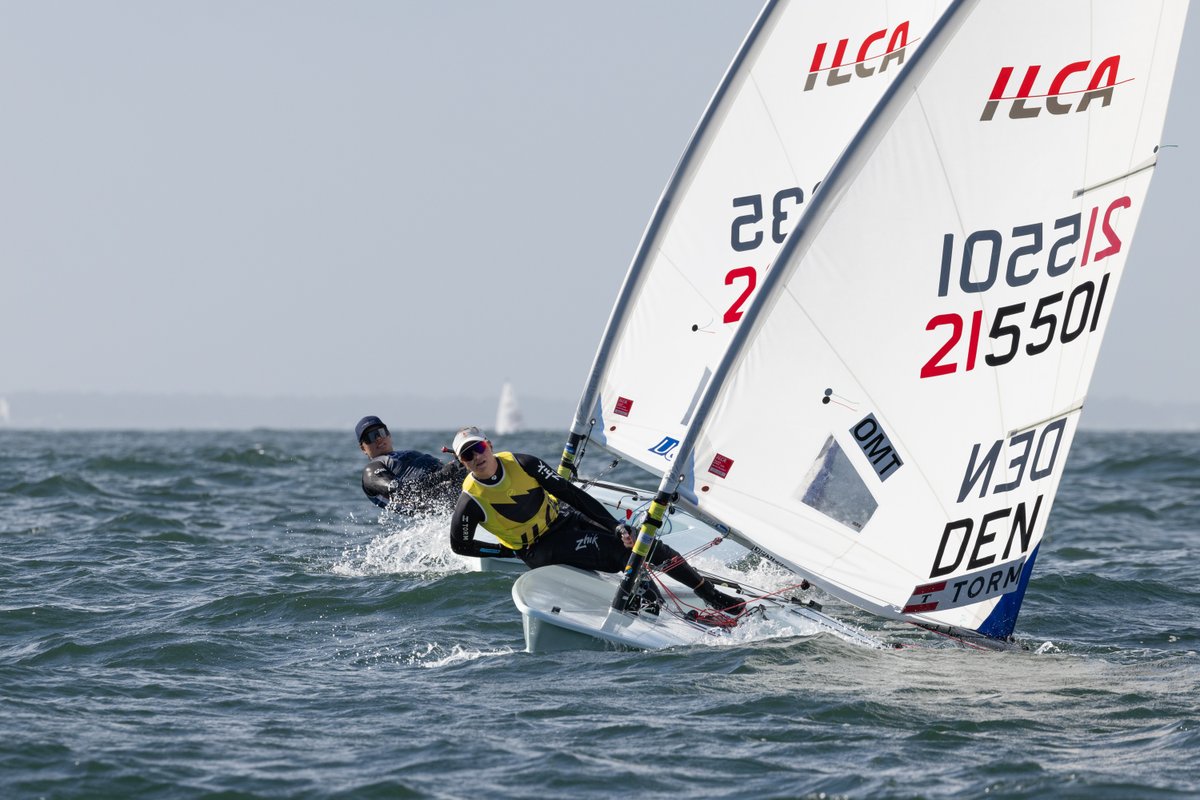 IntLaserClass's tweet image. First day of the final series of the 2024 ILCA 6 Women&apos;s World Championships ends with Rindom still in the top spot, but shakes up the rest of the fleet. See full results and write-up on our website, laserinternational.org.

Phots by: Matías Capizzano