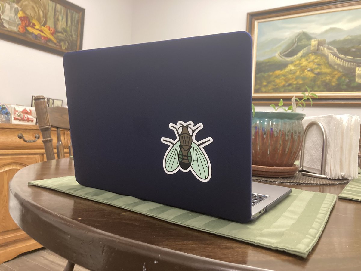 Snazzy new look for my work laptop. Thanks <a href="/KatyOng1/">Katy Ong PhD</a> 🪰