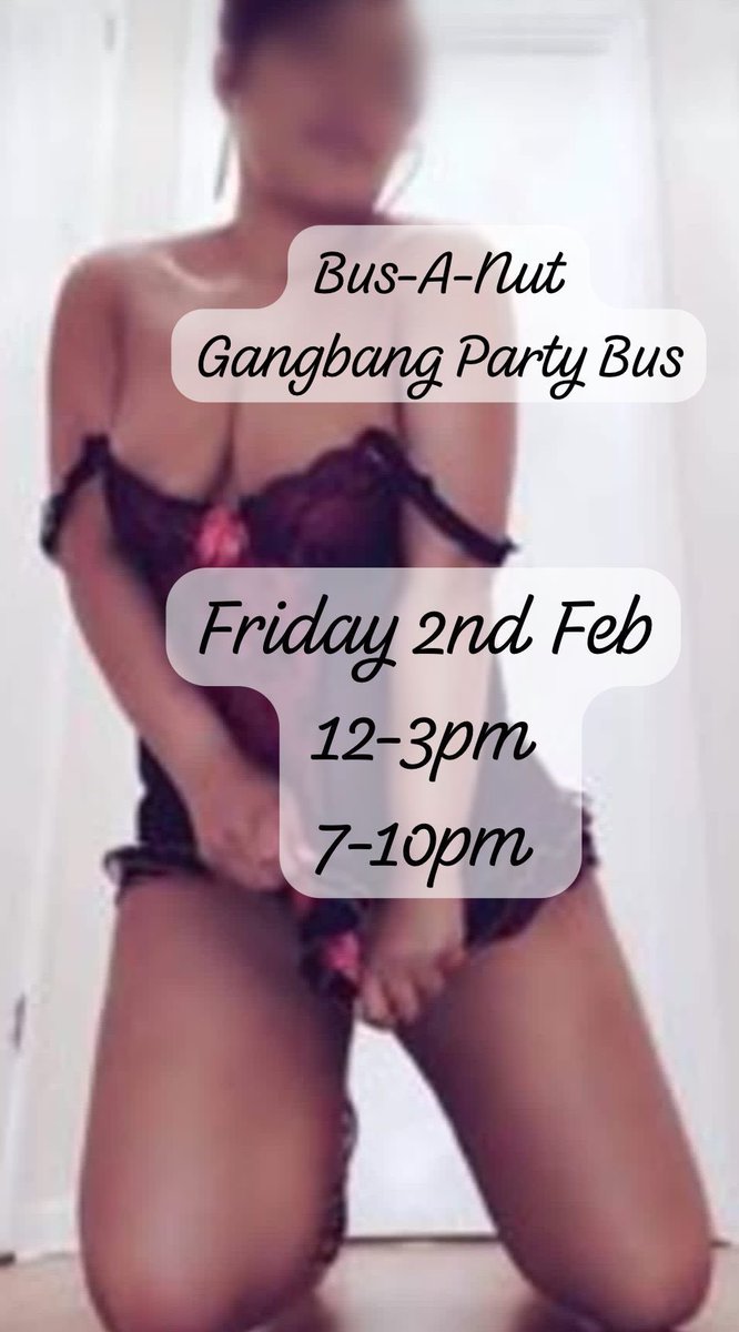 5th_element_13's tweet photo. Friday 2nd February 
Cum On The Ultimate Filthy Party Bus  Experience 💃🏾with @tasha_monai 
Dick Debouchery Brings you….
‘Bus -A-Nut’
A Gangbang like no other!!!
Are you ready for the adventure? Click ticket link 👇🏾  to get your bus pass 🎫 
https://t.co/k5VkLnYcdv https://t.co/pxGa5Ny1qb