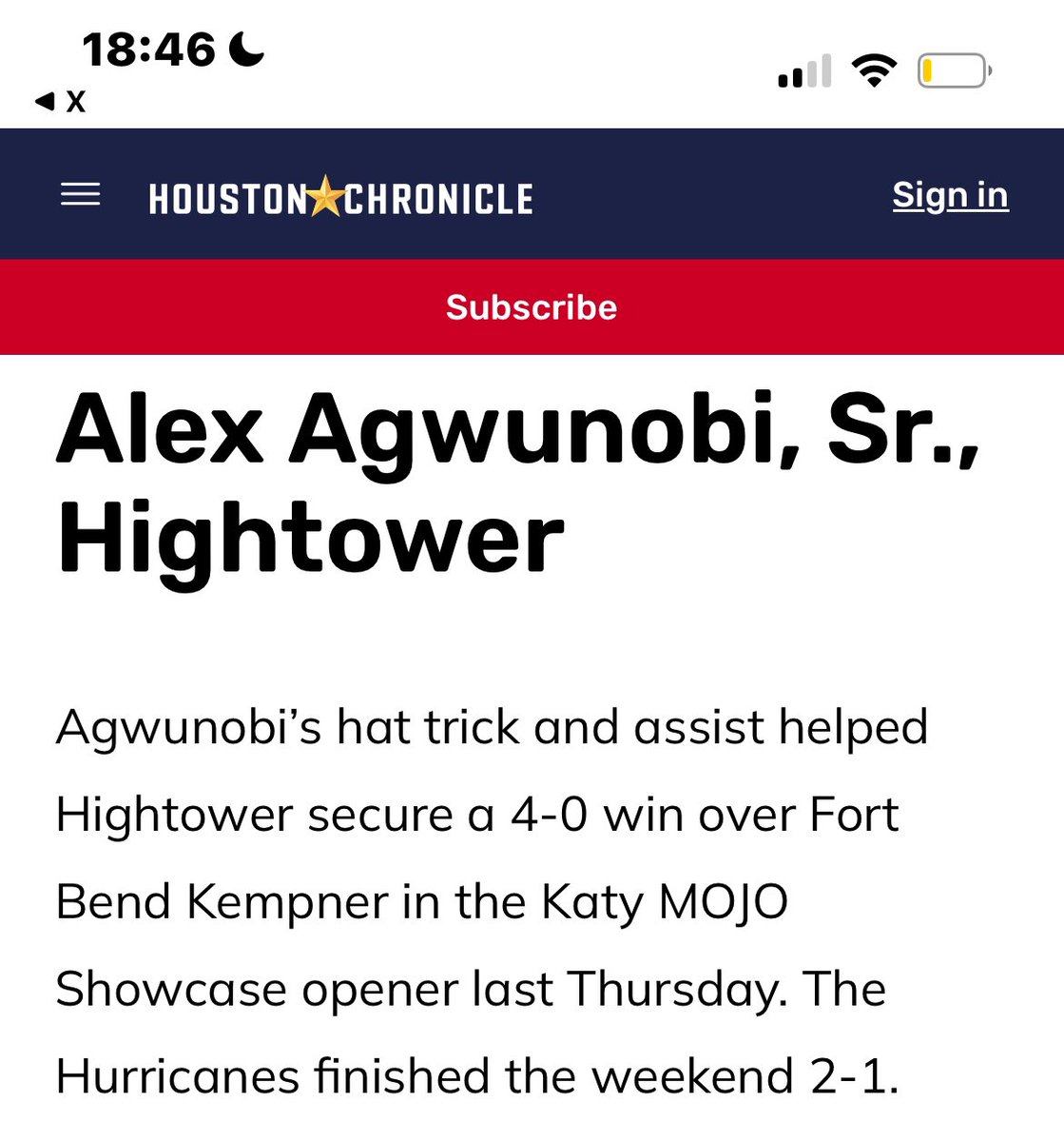 Fort Bend ISD Athletics on X: Congrats to Alex Agwunobi from