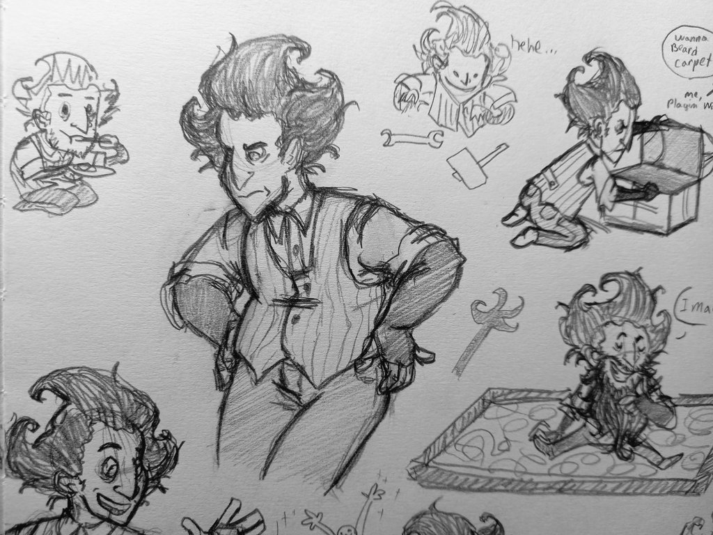 benjirotstone's tweet photo. Love science
#dst #dontstarve #dontstarvetogether #dstwilson #dstwendy #wilsonphiggsbury #dstart #sketch #dontstarvetogetherart https://t.co/MtuqJDExfl