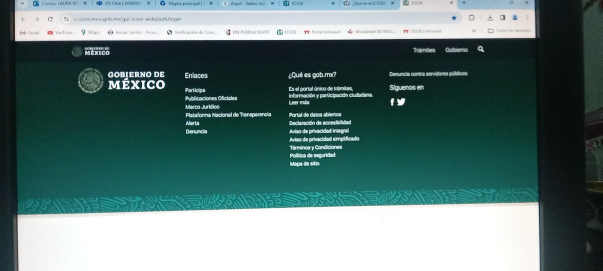 secuoya35's tweet photo. @Tu_IMSS Buenas tardes estoy tratando de ingresar al Icsoe pero no despliega toda la información. Ya intenté varias veces y no saca nada más. ¿Qué hacemos? Gracias. https://t.co/UwIhomRMTC