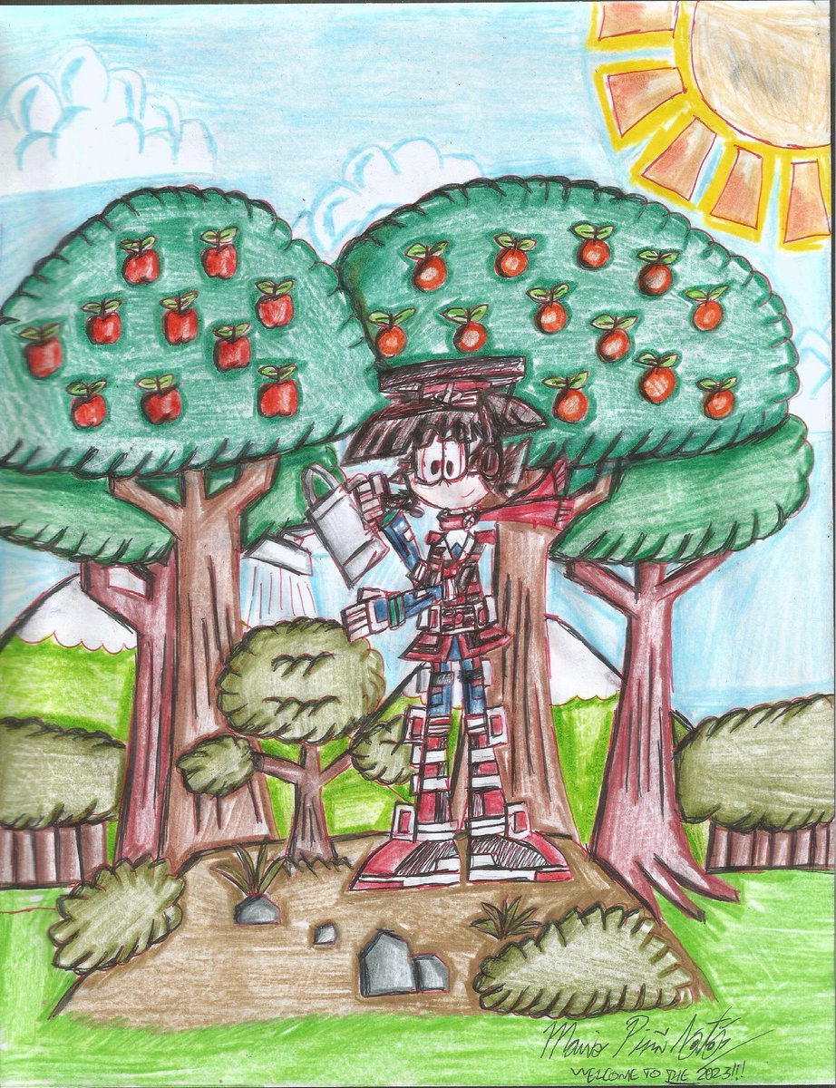 Best Drawings of the 2023.
Planting a new tree in this Garden of Good Things!

#MarioSatoshiMatsumaru
#Mexico
#TheApocalypseHour
#MarioStrikerMurphy
#plantatree