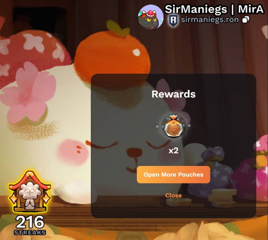 sirmaniegs's tweet photo. Sometimes we get pouches..
sometimes it's shells
rarely some got Mystics Axies!
#PrayToEarn

pray and earn yours today!
#AtiasBlessing
#AxieCreator 
@AxieInfinity https://t.co/3NJJFX5uQZ