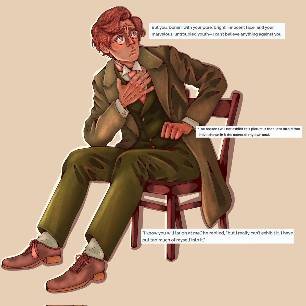 sazpew_'s tweet photo. Basil hallward teehee <3 #oscarwilde #Fanart #doriangray https://t.co/7MKJvaK8RA