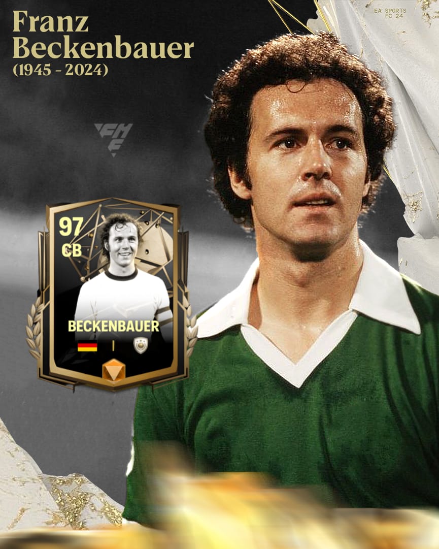 R.I.P 🥀Franz Beckenbauer
Always in our heart ❤️