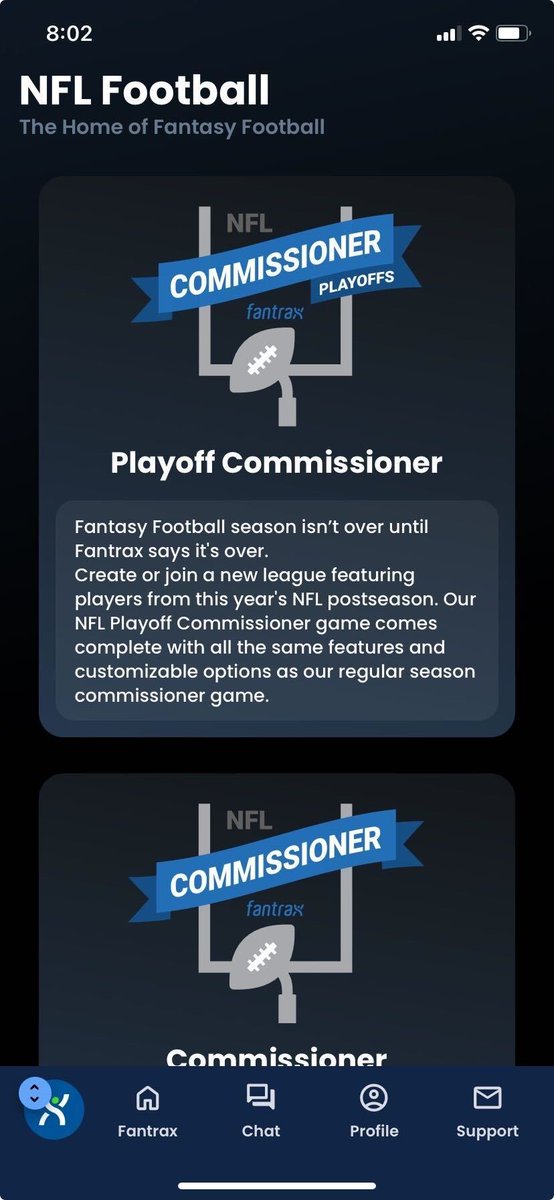 P2WFantasy's tweet photo. Already miss Fantasy Football? 

Consider starting or joining a @Fantrax Playoff League 

A lot of football left with the playoffs so keep it exciting 

Link: https://t.co/iIs1fKBjHD https://t.co/l5MpqWyF2g