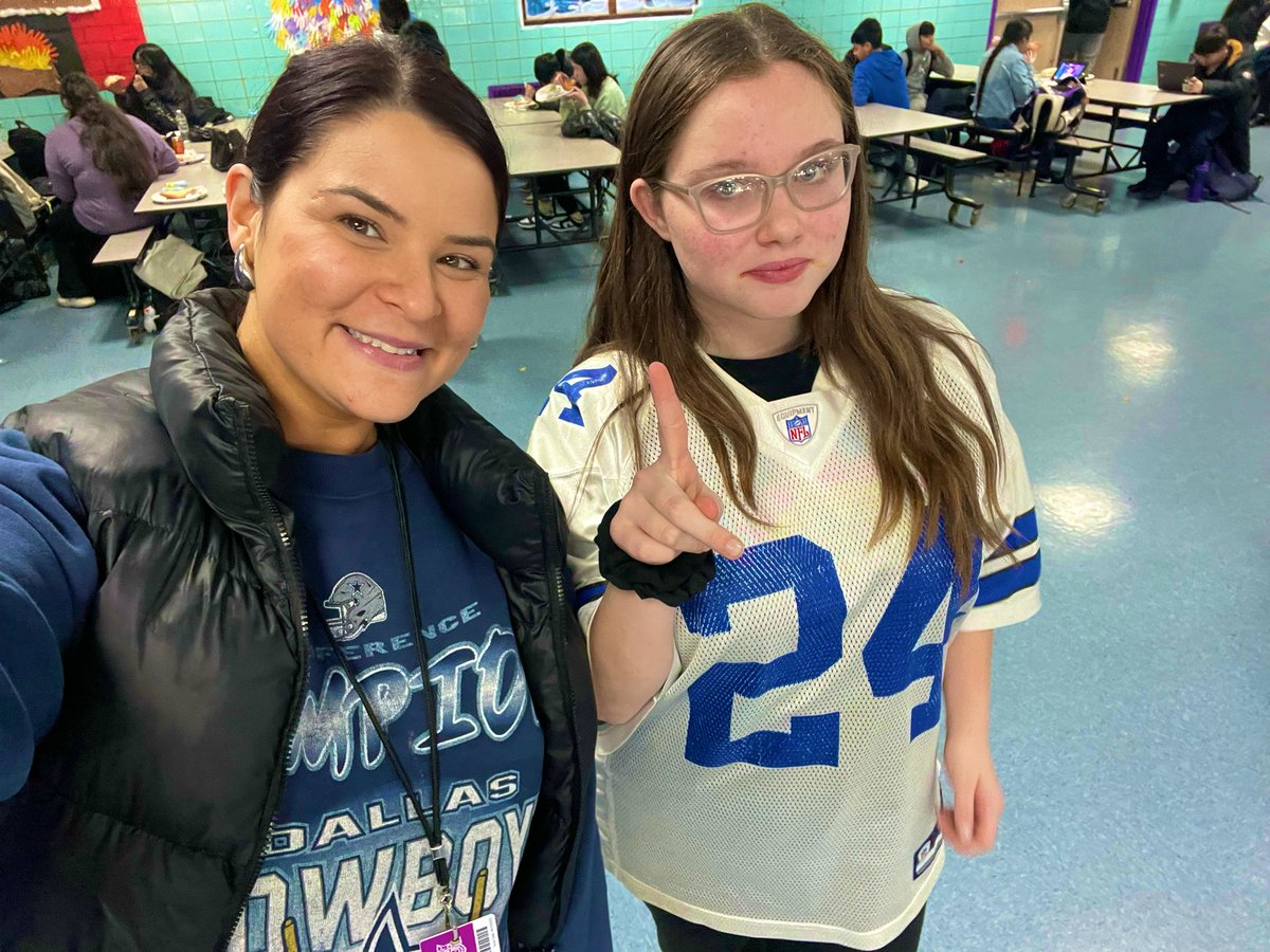 Can you tell we were excited for the cowboys win🤩💙