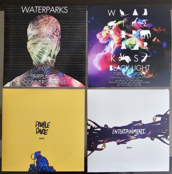 liamgdc's tweet photo. *WATERPARKS CD GIVEAWAY* 

Entertain for your chance to win any 3 of the CDs shown

To enter just follow me on Twitter, like and retweet this tweet

Open to all international people!

Closes 16th January 12pm AEST https://t.co/hgGPUG91t5