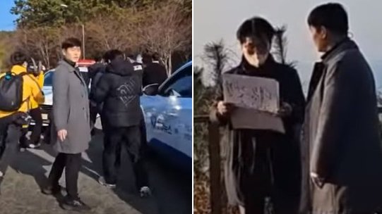 우리 찢대표를 경호하는 사복 경찰님께서 피습 바로 전에 범인과 다정하게 대화를 나눈 사진이 찍혔다? 이걸 어떻게 해석해야 혀?