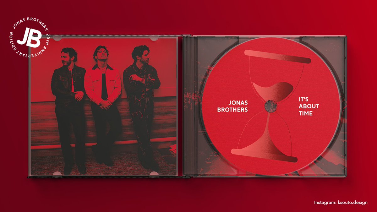 peoplebehindjoe's tweet photo. What if the Jonas Brothers re-recorded their discography for the band's 20th anniversary? 

Here's the "It's About Time" Jonas Brothers 20th anniversary edition made by me https://t.co/egCmHsWIsN