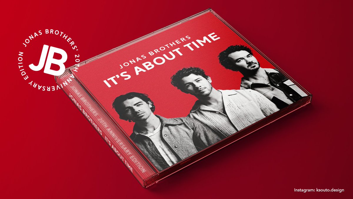 peoplebehindjoe's tweet photo. What if the Jonas Brothers re-recorded their discography for the band's 20th anniversary? 

Here's the "It's About Time" Jonas Brothers 20th anniversary edition made by me https://t.co/egCmHsWIsN