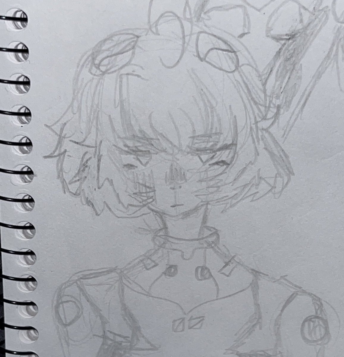ashtr4y__'s tweet photo. rei sketch cuz im boredddd and i dun wanna finish my kawoshin wip lmao https://t.co/rhSWPKGlq5