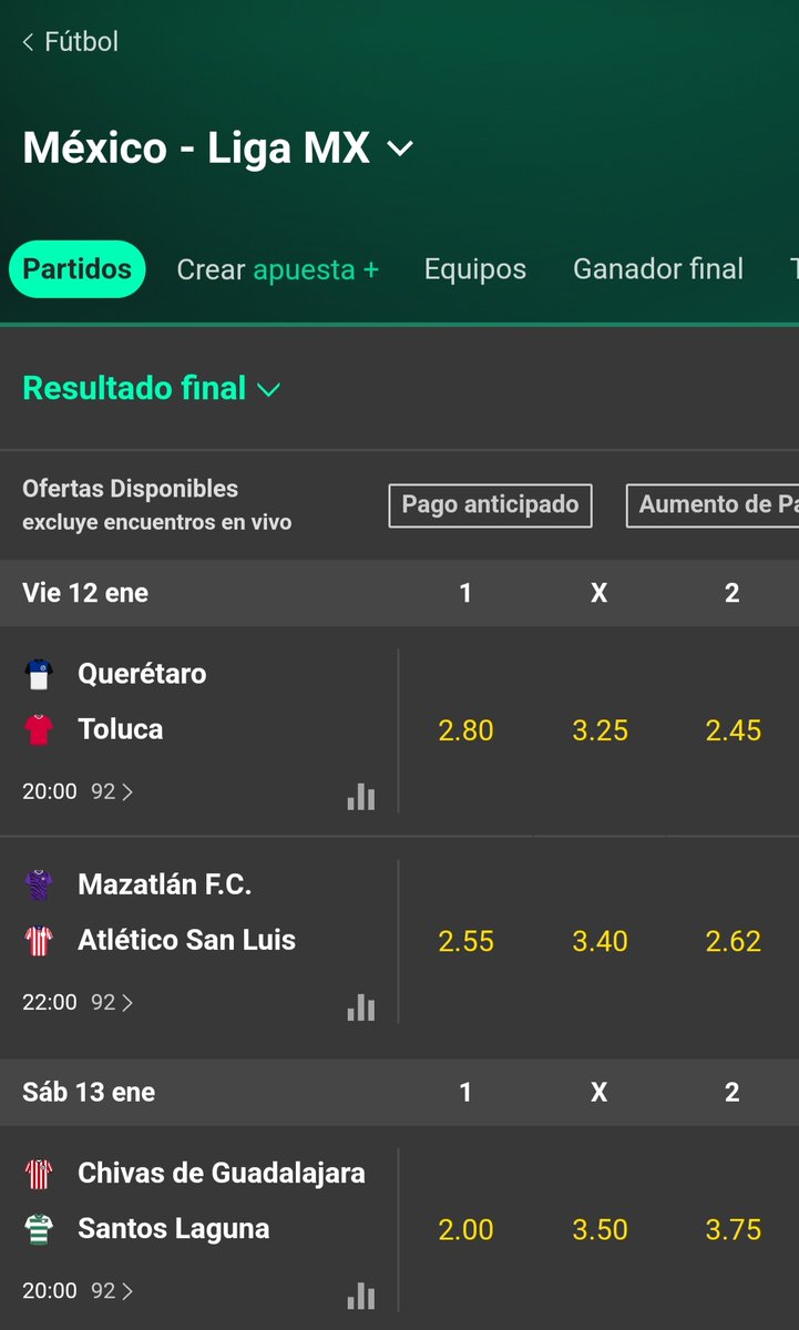 🚨 | PARLAY JUBILADOR LIGA MX GRATIS
  
INTENTARE CONVERTIR $10 PESOS en 
2 MILLONES DE PESOS 
y lo voy a compartir 100% Gratis 
  
¿Lo Quieres? Lo Compartiré Gratis con los que Den Like ❤ y 🔄 RT