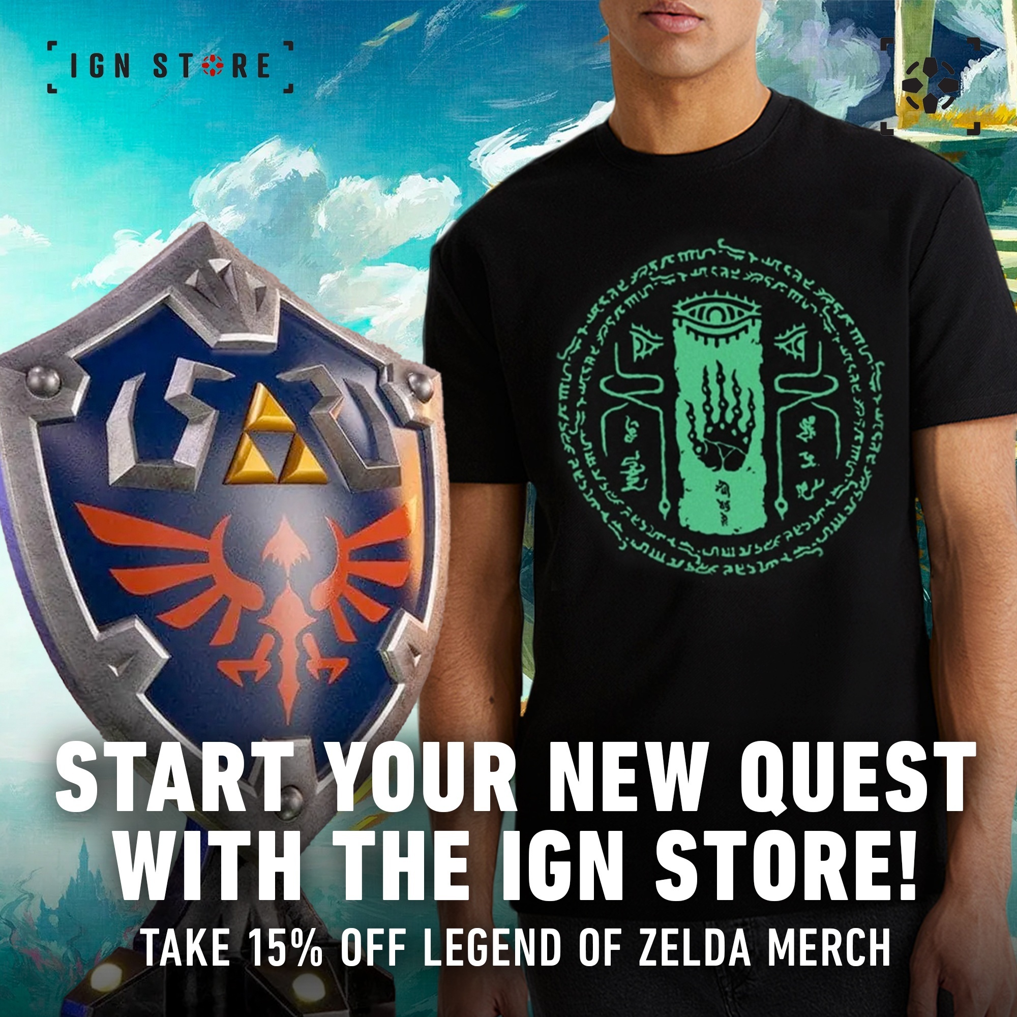 IGN Store on X: The Legend of Zelda: Tears of the Kingdom is finally here!  To celebrate, we have all Legend of Zelda merch on sale for 15% off. Get  yours now