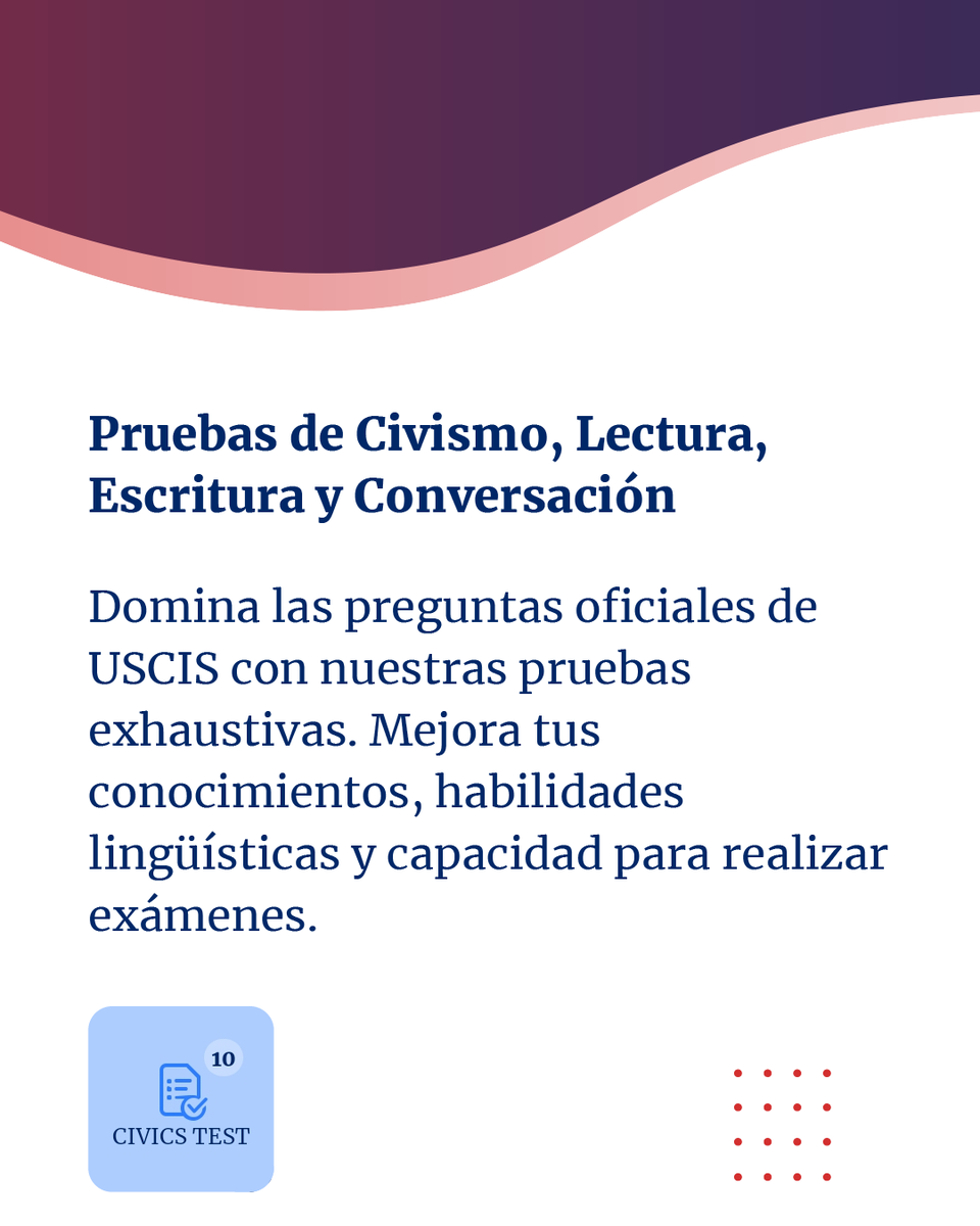 CitizenNowApp's tweet photo. Aprende cómo aprovechar nuestra app @CitizenNowApp para salir bien en el examen de ciudadanía. 👇

 #inmigración #latinosenusa https://t.co/cECEI37TkQ