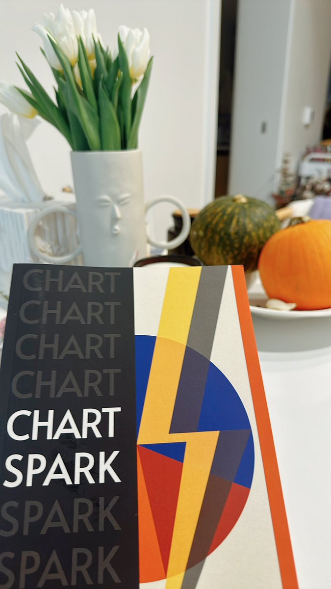 Flowers, pumpkins, and my evening read - <a href="/AlliTorban/">Alli Torban</a> ’s new book! 😄