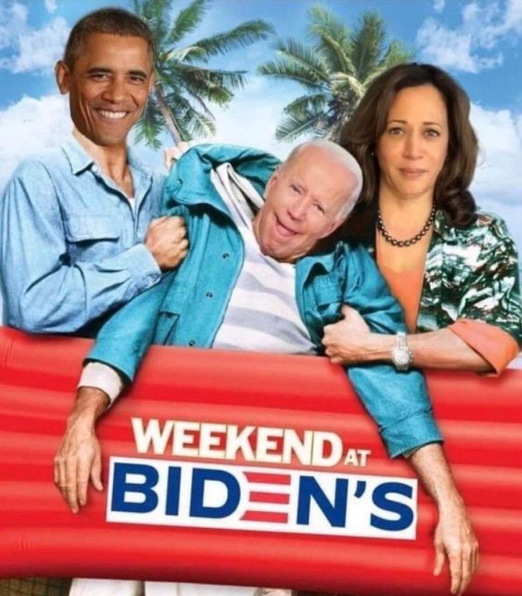 This is not Weekend at Biden's . This is 4 years of hell at Biden's
#HIAW