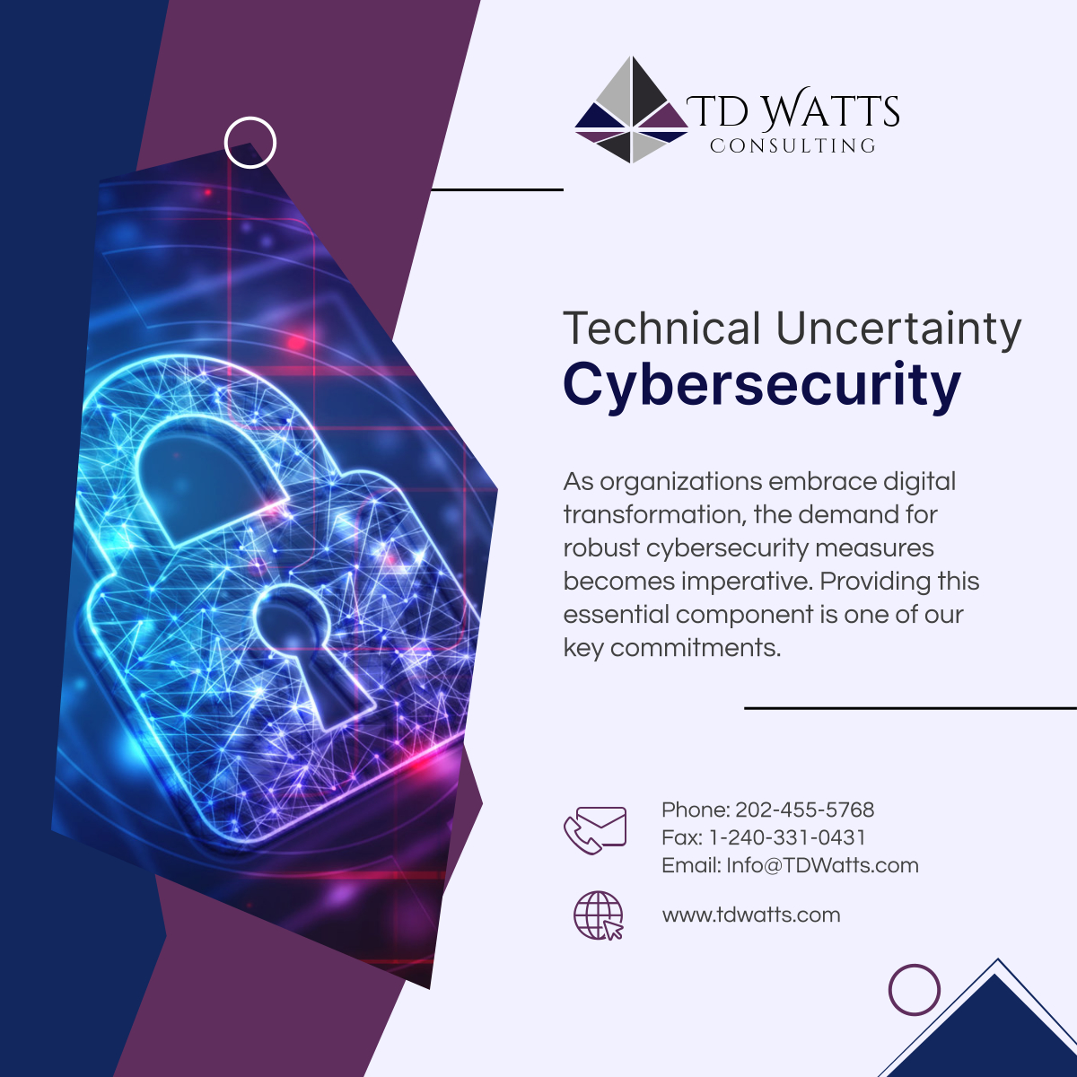 tdwatts_consult's tweet photo. In the ever-changing realm of IT, businesses face challenges brought about by technical uncertainty, especially in the Internet of Things (IoT). You can delve deeper into this here: https://t.co/HWDshZtPu7.
#TechnicalUncertainty #WashingtonDC #ITConsulting https://t.co/V7GeVyN0j6
