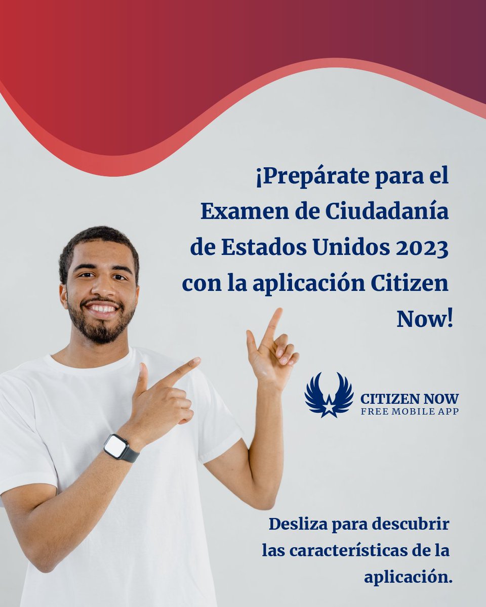 CitizenNowApp's tweet photo. Aprende cómo aprovechar nuestra app @CitizenNowApp para salir bien en el examen de ciudadanía. 👇

 #inmigración #latinosenusa https://t.co/cECEI37TkQ