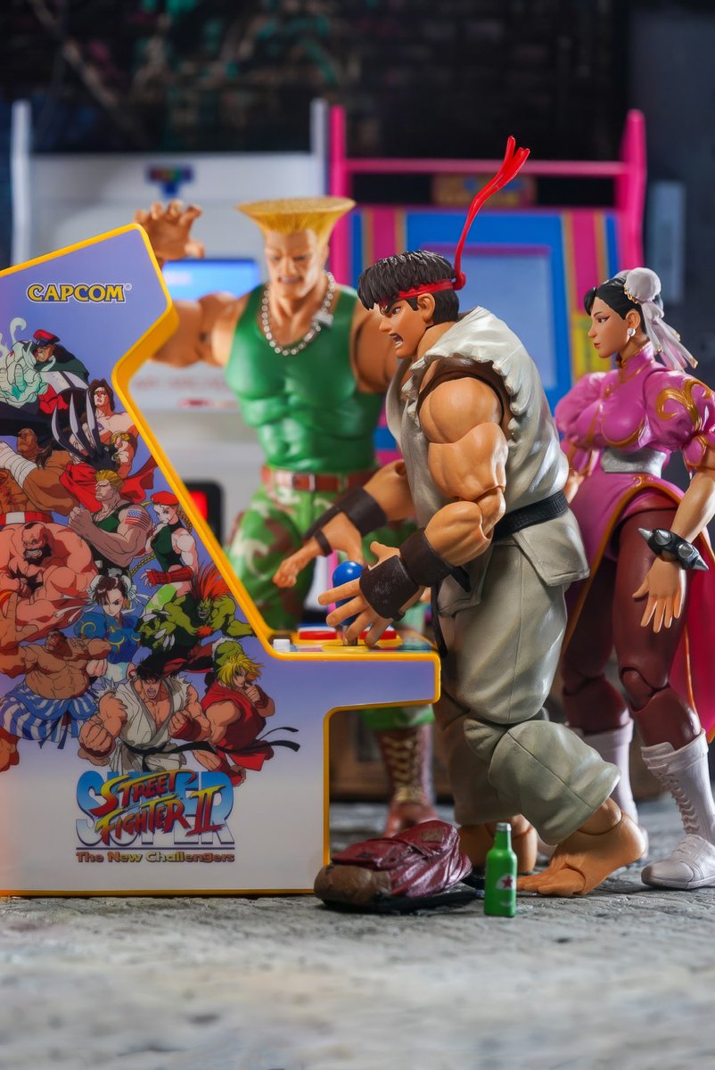 Who is your go to player? 

@MyArcadeRetro Micro Player Pro series available now! 

#streetfighter #stormcollectibles #toydiscovery #toyart #arcade #ryu