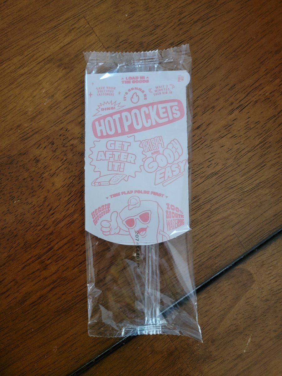 Throwback to that one time I reached into my box of pizza <a href="/hotpockets/">Hot Pockets</a> and got a sealed crisper sleeve with no Hot Pocket 😭