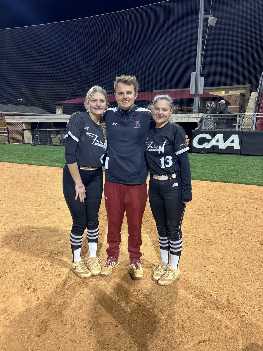 Thank you Coach Bo, <a href="/CoachSophDevesa/">Sophia Devesa</a>, Coach Lynch &amp; Coach Thomas for a great <a href="/ElonSoftball/">Elon Softball</a> camp this weekend! Went to see the <a href="/ElonMBasketball/">Elon Men's Basketball</a> game Sat. Night and learned so much from the softball program on Sunday! A great weekend with teammate <a href="/AllySchwarz20/">Allison Schwarz 2025</a>. <a href="/vafuryplatinum/">Fury Platinum National - Bacci</a>