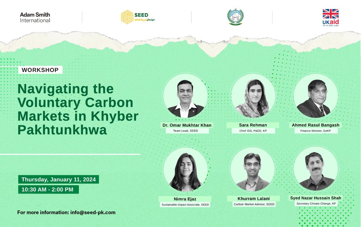 🌱 Curious about the evolving landscape of Voluntary Carbon Markets (VCM)? Join us to explore how VCM can unleash carbon project opportunities, including nature-based solutions & renewable energy.

🗓️Thursday, Jan 11th
⏰10:30 AM

#SustainableFuture #VoluntaryCarbonMarkets🌍💡